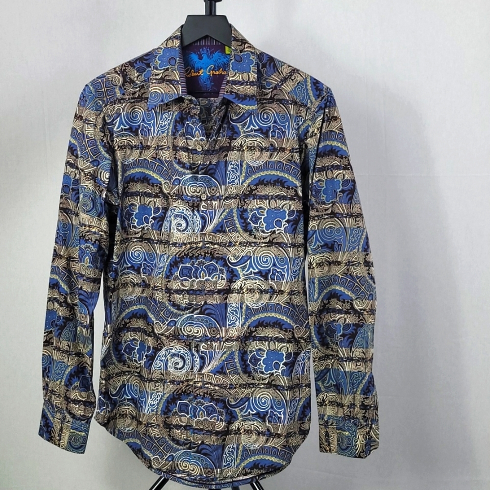 Robert Graham long sleeve extra small button up shirt.